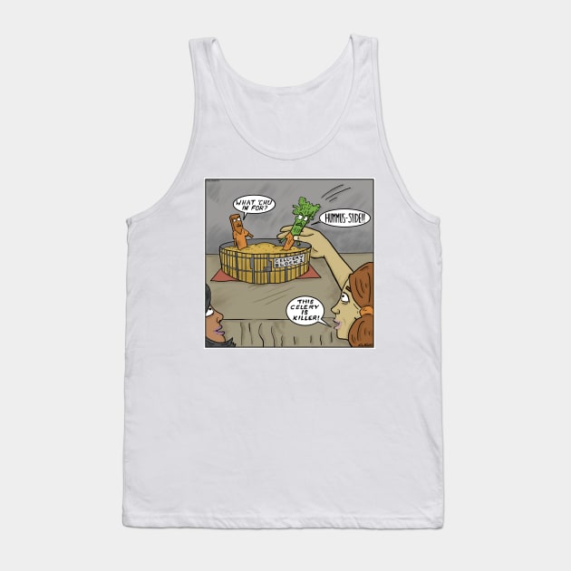 Hummus-Side Tank Top by Nick Navatta